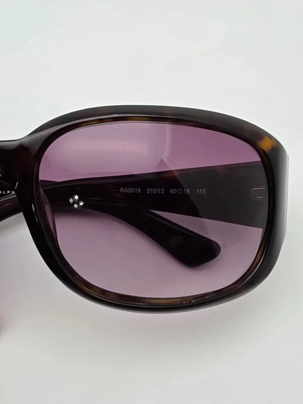 Ralph Lauren RA5018 510/13 Dark Tortoise Frame Brown Gradient Lens Sunglasses